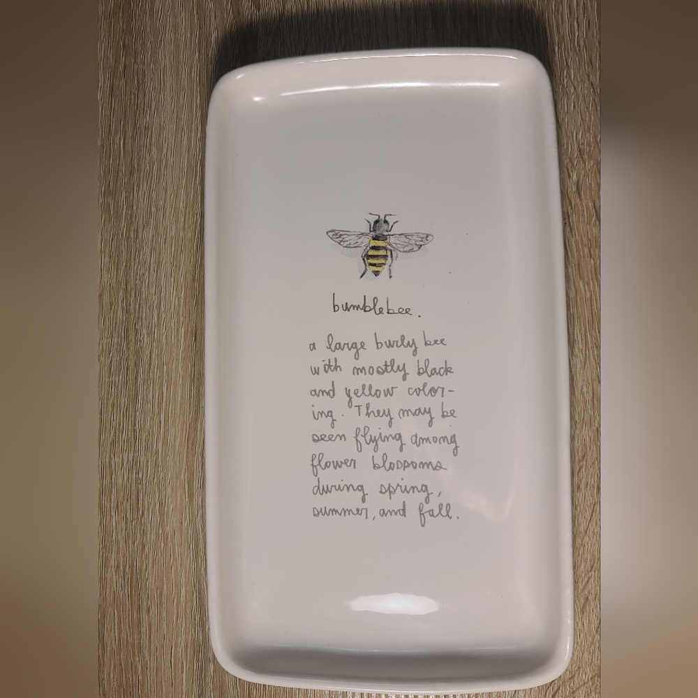 New Rae Dunn Bumblebee tray
